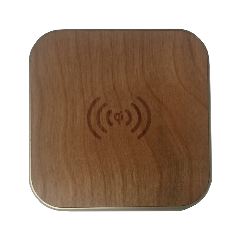 Peter Jäckel Qi Wireless Charger Woody Silber