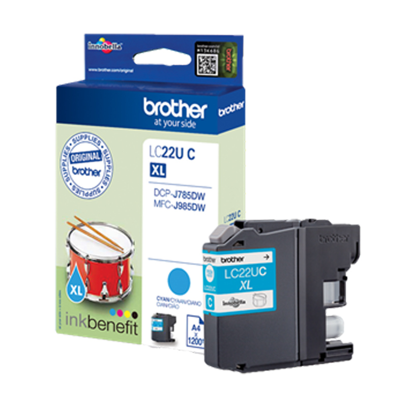 Brother LC-22UC Tinte Cyan