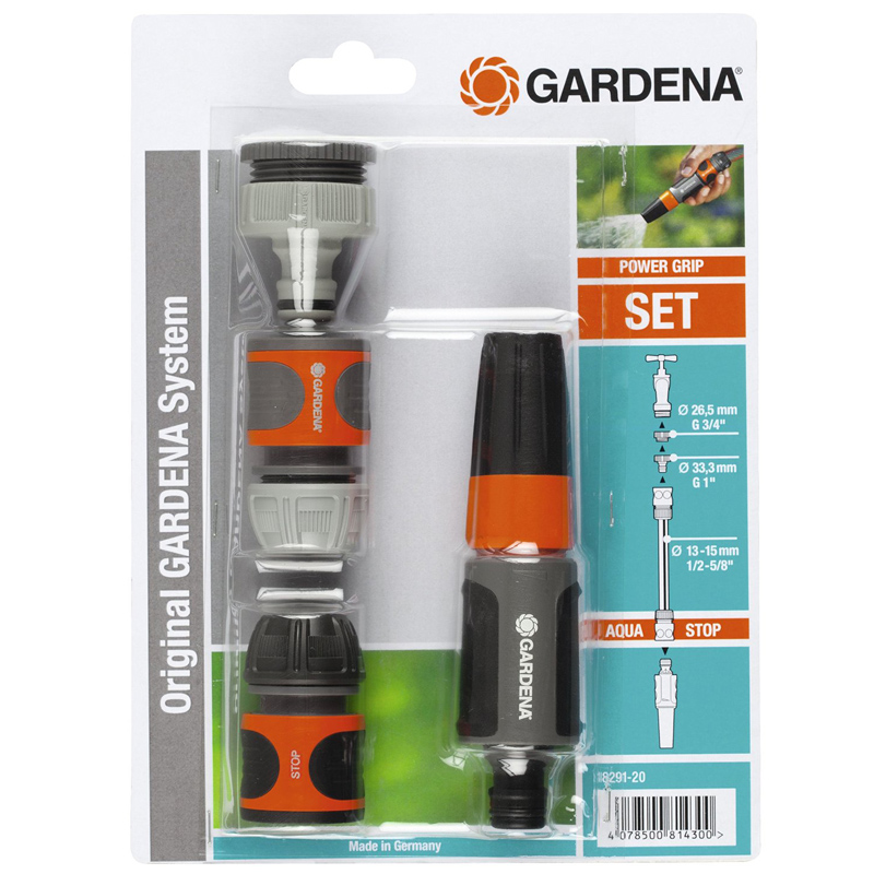 GARDENA 18291-20 Grundausstattung Anschlüsse