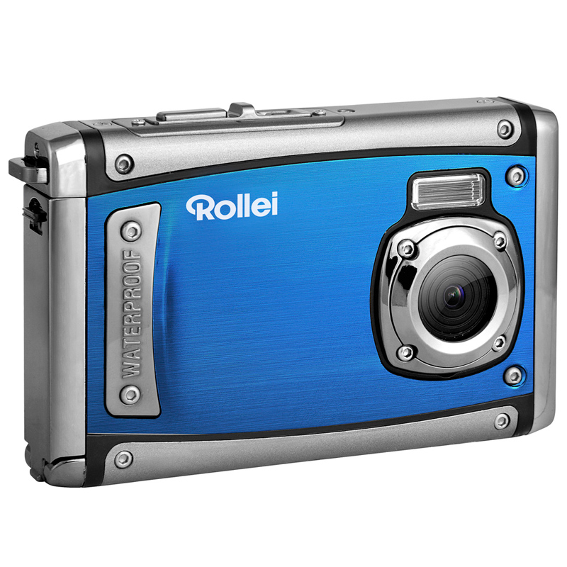 Rollei Sportsline 80 wasserdichte Digitalkamera blau
