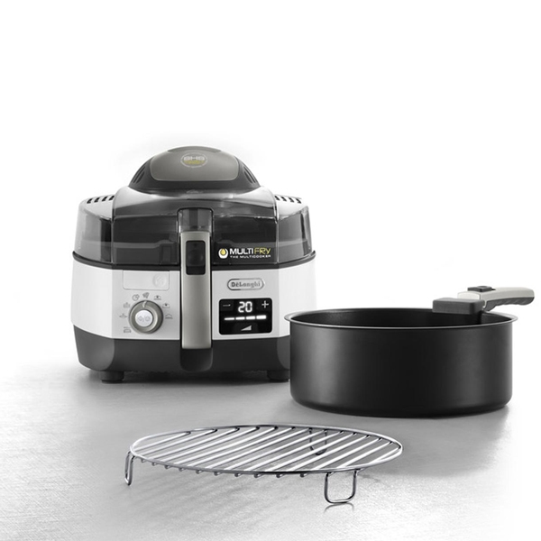 DeLonghi MultiFry Extra Chef Plus FH1396 Heißluftfritteuse 1,7kg Fassungsvermögen silber