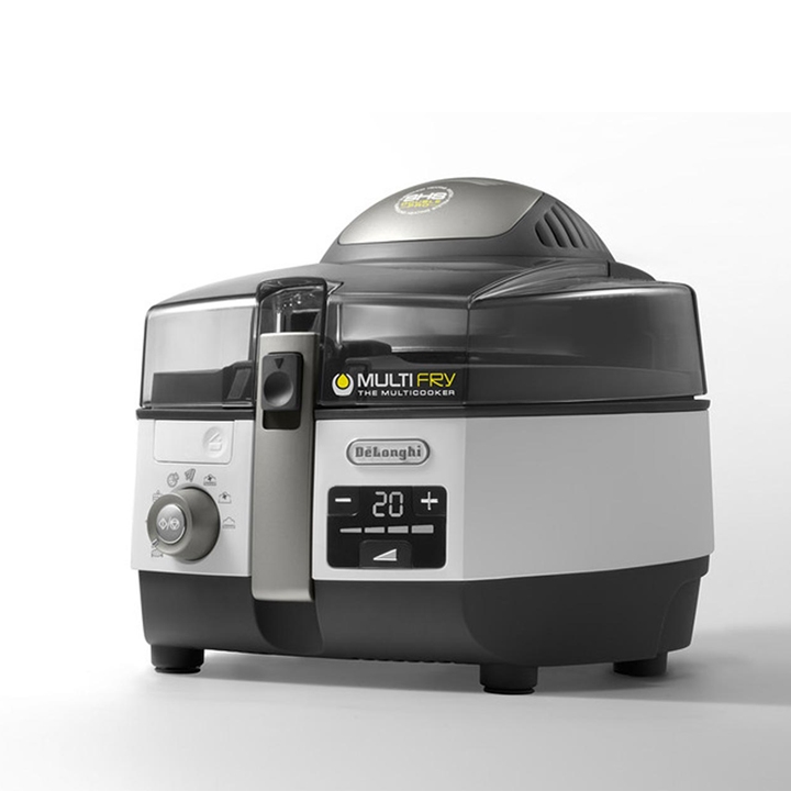 DeLonghi MultiFry Extra Chef Plus FH1396 Heißluftfritteuse 1,7kg Fassungsvermögen silber