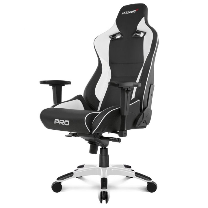 AKRacing Master Pro Gaming Stuhl schwarz/weiß