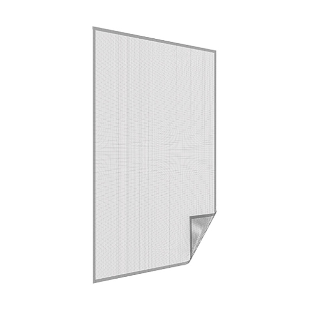 easy life Insektenschutzgitter für Fenster inkl. Klettband 100 x 100cm anthrazit