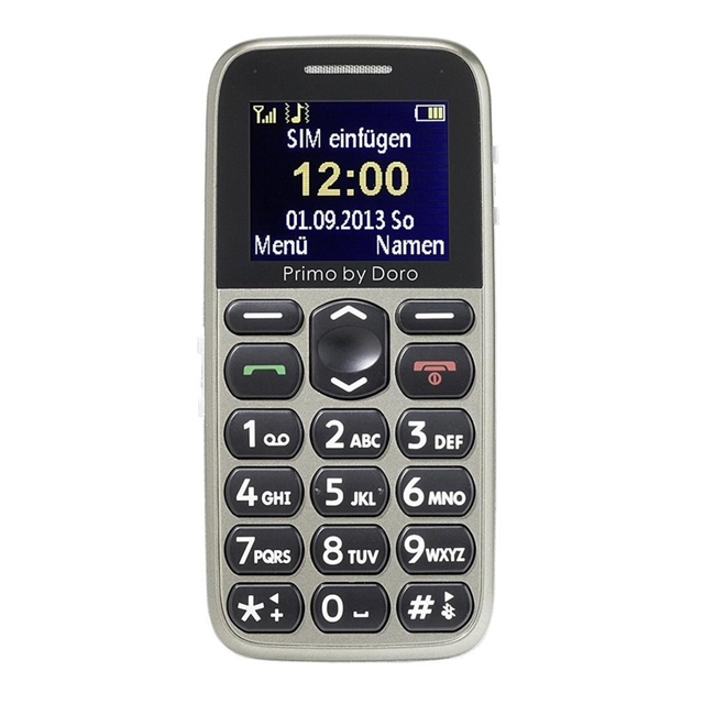 Primo 215 Komfort-Handy mit Tischladestation beige