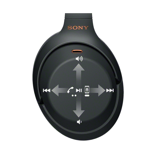 Sony WH-1000XM3 Bluetooth Noise Cancelling Kopfhörer schwarz