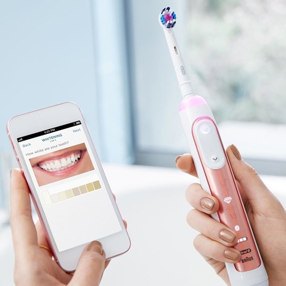 Braun Oral-B Genius 10100S elektrische Zahnbürste Oszillierend/Rotierend rosegold