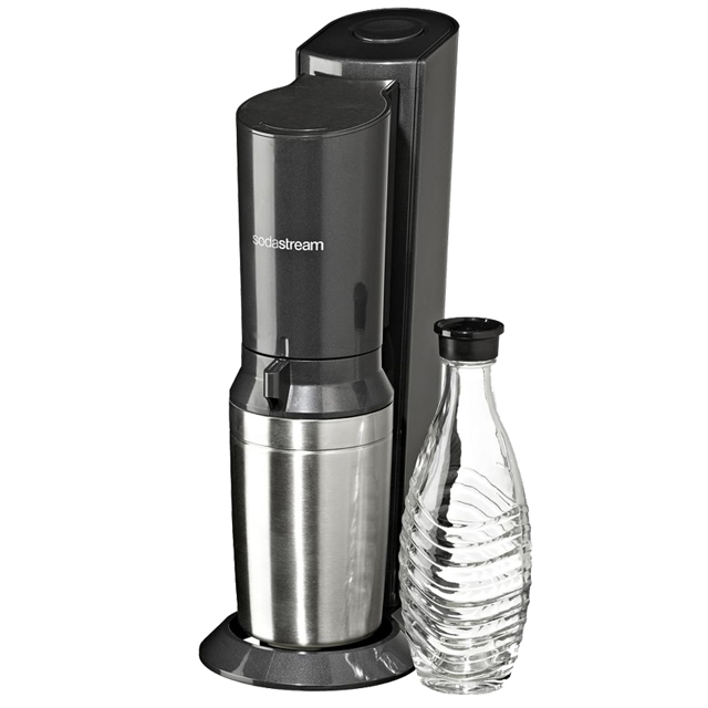 SodaStream Crystal 2.0  Wassersprudler Titan Aktionspack inkl. 3 Glasflaschen