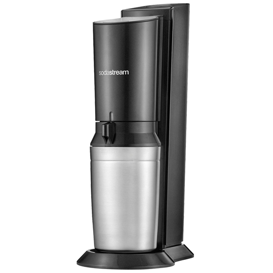 SodaStream Crystal 2.0  Wassersprudler Titan Aktionspack inkl. 3 Glasflaschen