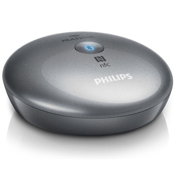 Philips AEA2700 Bluetooth HiFi-Adapter mit Optical Out (NFC, Multipair) silber