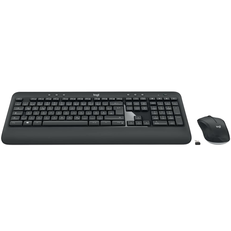 Logitech MK540 Kabelloses Tastatur-Maus-Set schwarz
