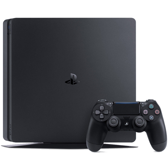 Sony PlayStation 4 (PS4) Slim 1TB + FIFA 19 + 2 Controller