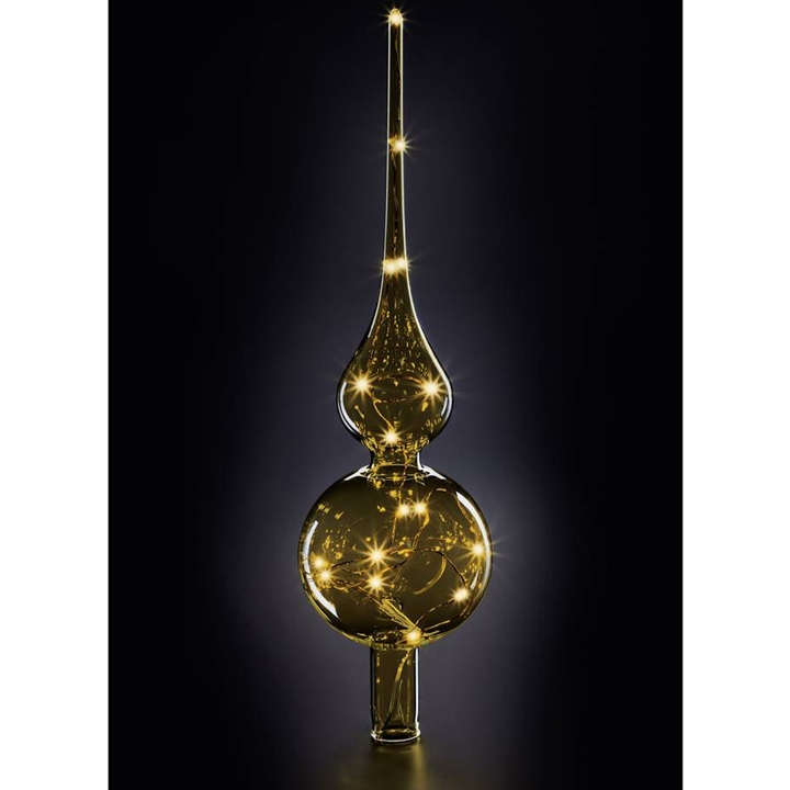 Krinner Lumix Tree Topper Christbaumspitze Bernstein (2. Wahl)