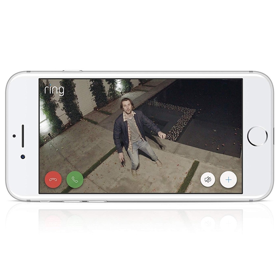 Ring 8SF1P7 Sicherheitskamera mit Flutlicht schwarz