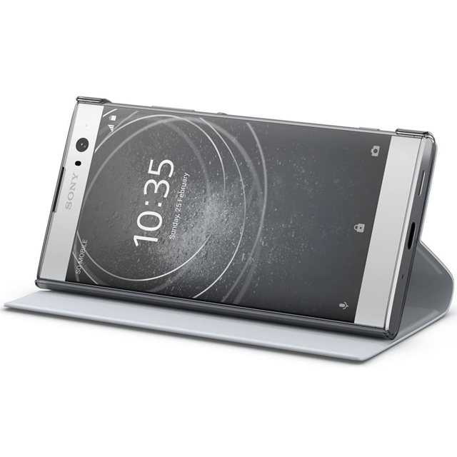 Sony Style Cover Stand SCSH20 für Xperia XA2 Ultra silber