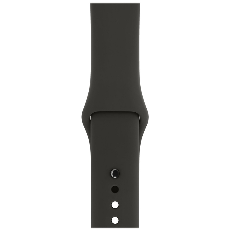 Apple Watch Series 3 GPS 38 mm Aluminiumgehäuse schwarz Sportarmband schwarz