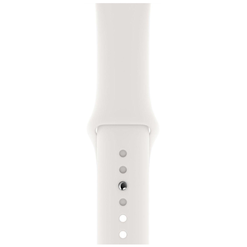 Apple Watch Series 4 GPS 40mm weiß Armband silber