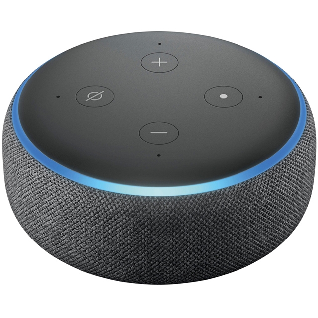 Amazon Echo Dot (3. Gen.) Intelligenter Lautsprecher mit Alexa anthrazit