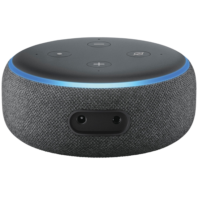 Amazon Echo Dot (3. Gen.) Intelligenter Lautsprecher mit Alexa anthrazit