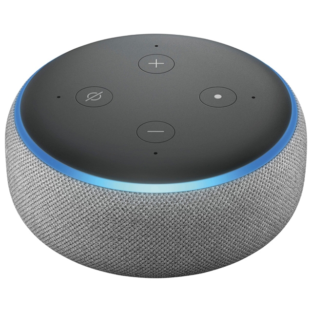 Amazon Echo Dot (3. Gen.) Intelligenter Lautsprecher mit Alexa hellgrau