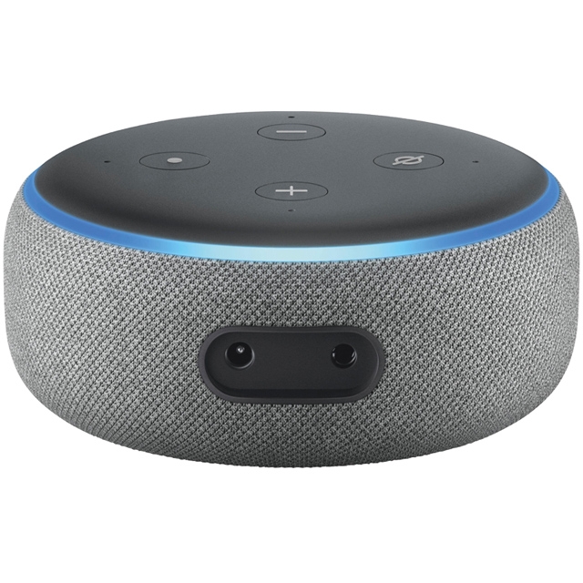 Amazon Echo Dot (3. Gen.) Intelligenter Lautsprecher mit Alexa hellgrau