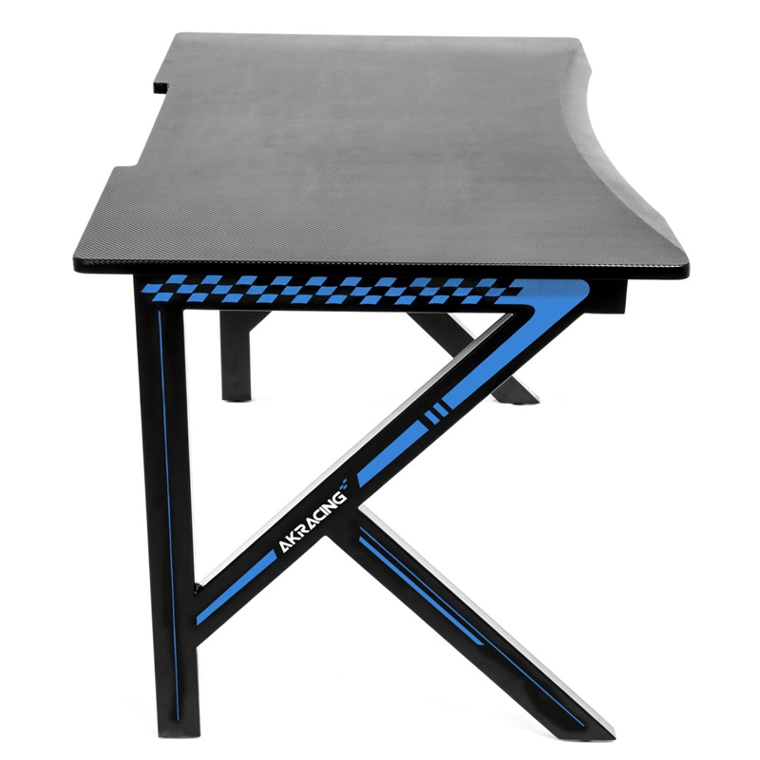 AKRacing Gaming Tisch inkl. XL Mauspad schwarz/blau