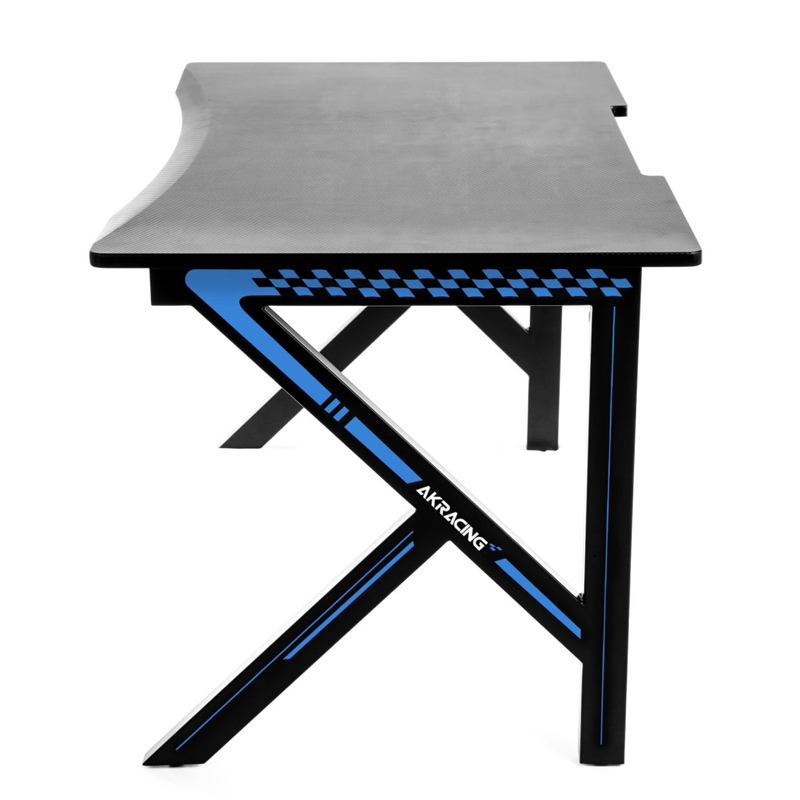 AKRacing Gaming Tisch inkl. XL Mauspad schwarz/blau
