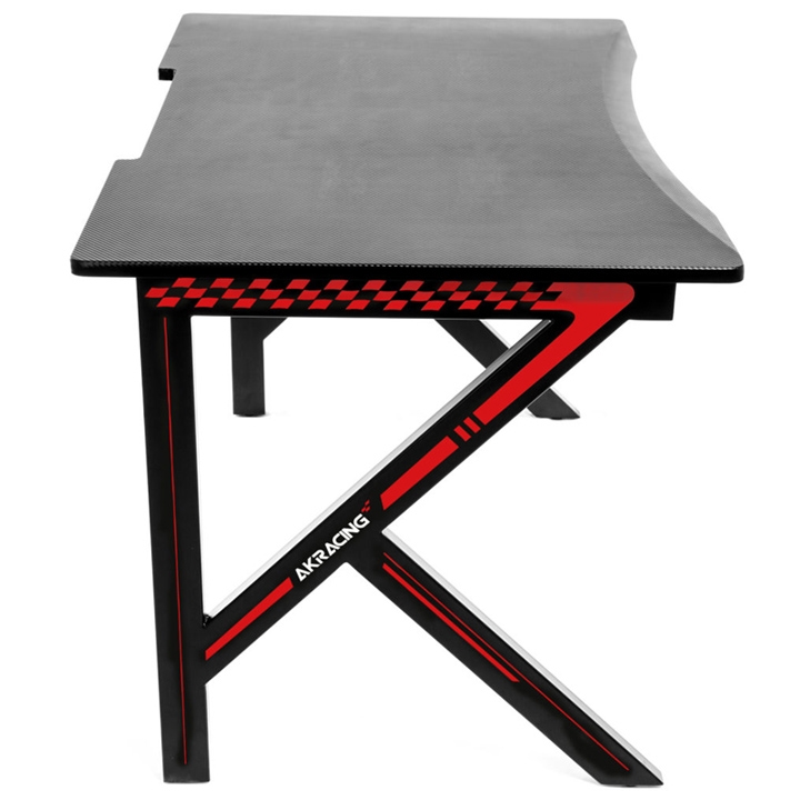 AKRacing Gaming Tisch inkl. XL Mauspad schwarz/rot