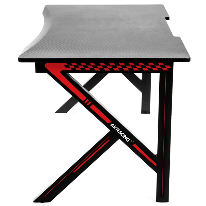 AKRacing Gaming Tisch inkl. XL Mauspad schwarz/rot