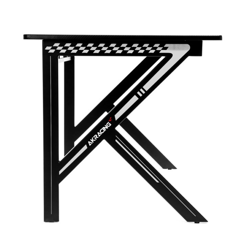 AKRacing Gaming Tisch inkl. XL Mauspad schwarz/weiß