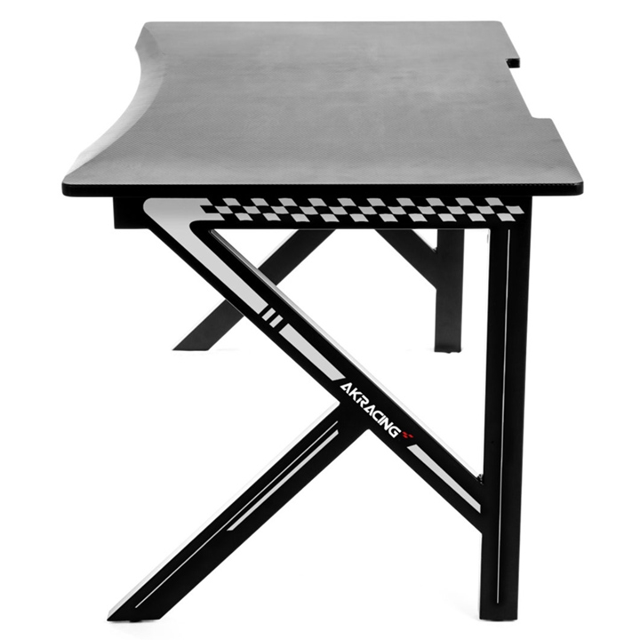 AKRacing Gaming Tisch inkl. XL Mauspad schwarz/weiß