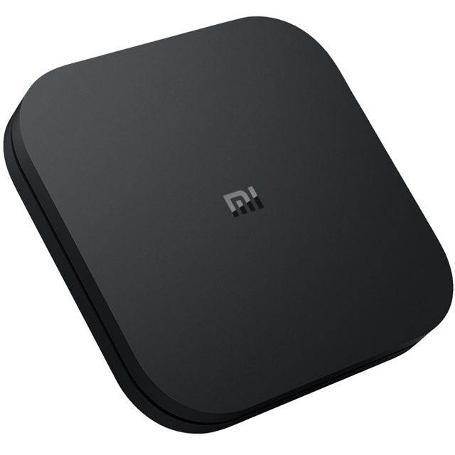 Xiaomi Mi Box S 4K Ultra HD Media Player mit Google Assistent Fernbedienung schwarz