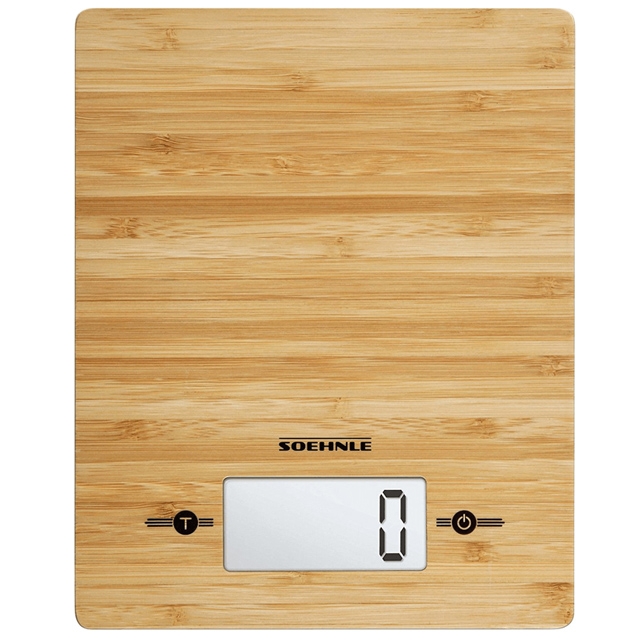 Soehnle Bamboo digitale elektronische Küchenwaage