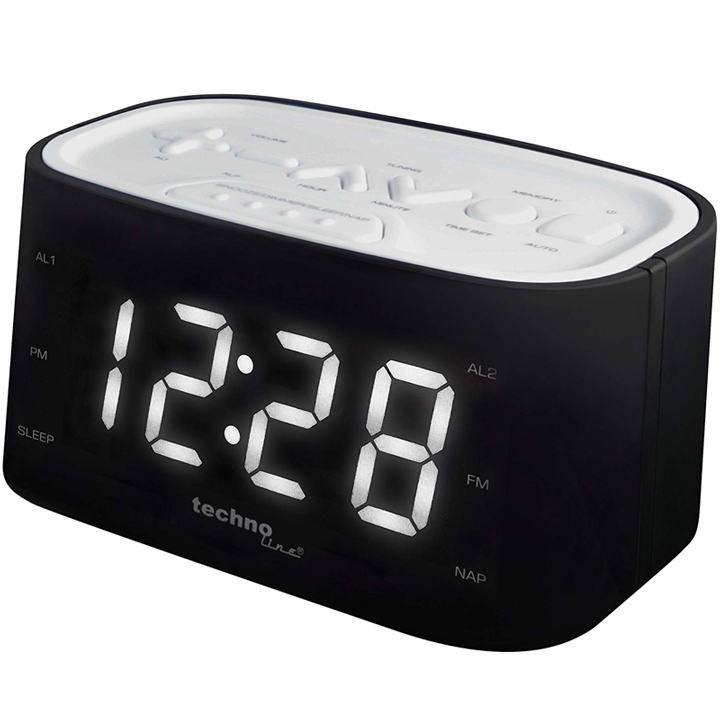 Technoline WT 465 LED Radiowecker, weiß