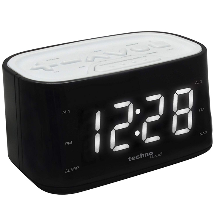 Technoline WT 465 LED Radiowecker, weiß