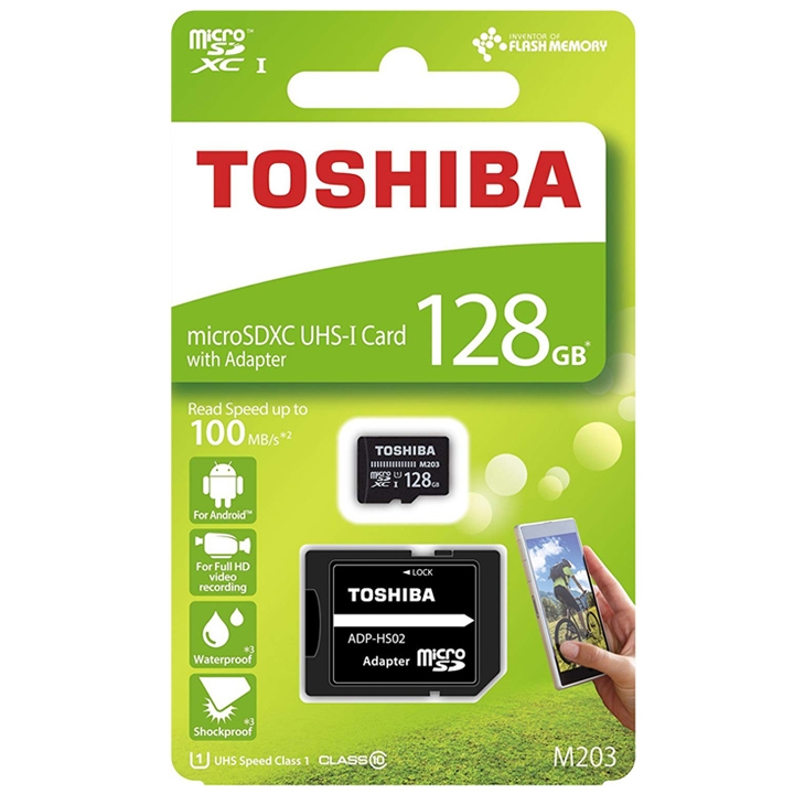 Toshiba M203 Speicherkarte microSDHC 128GB schwarz
