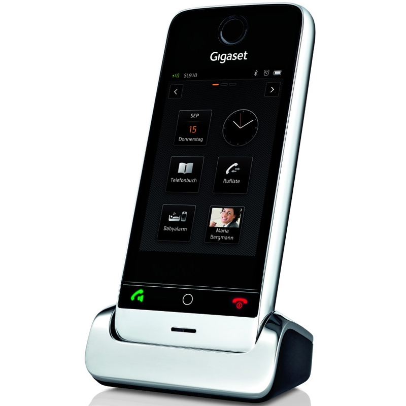 Gigaset SL910H metall/pianoschwarz Schnurlostelefon