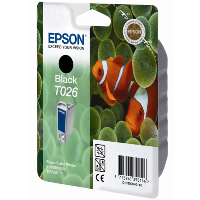 Epson T026 schwarz Tintenpatrone