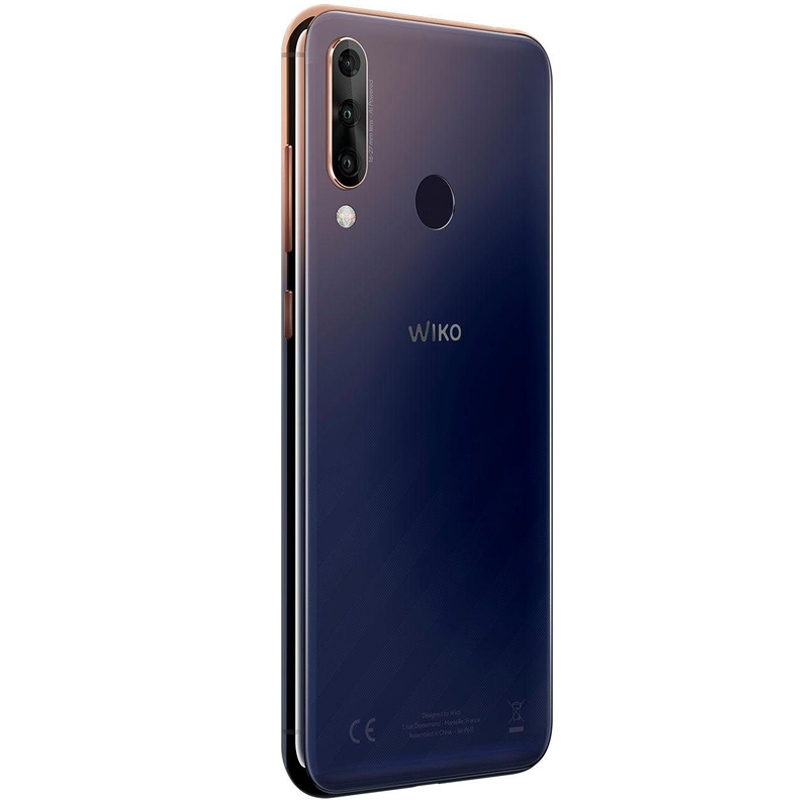 Wiko View 3 Pro 128GB Smartphone anthrazit blau