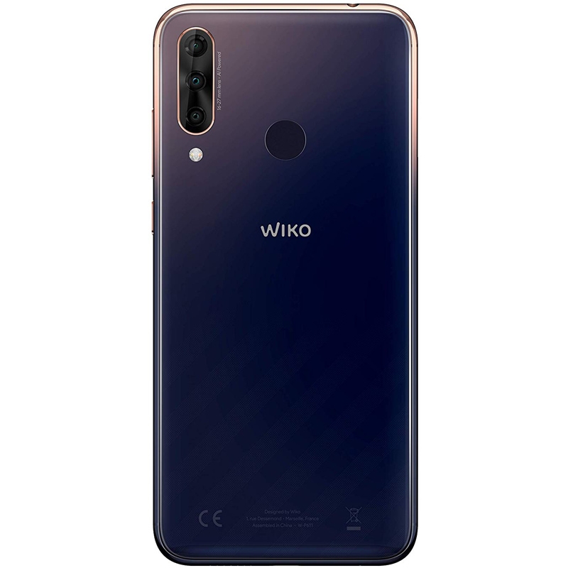 Wiko View 3 Pro 128GB Smartphone anthrazit blau