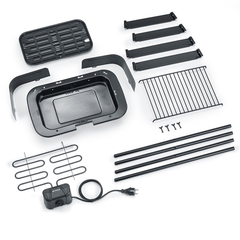 Severin PG 8534 Barbecue-Standgrill schwarz