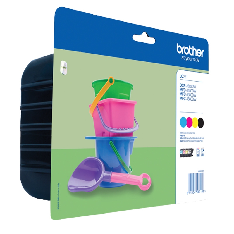 Brother LC-221 Valuepack Tintenpatronen