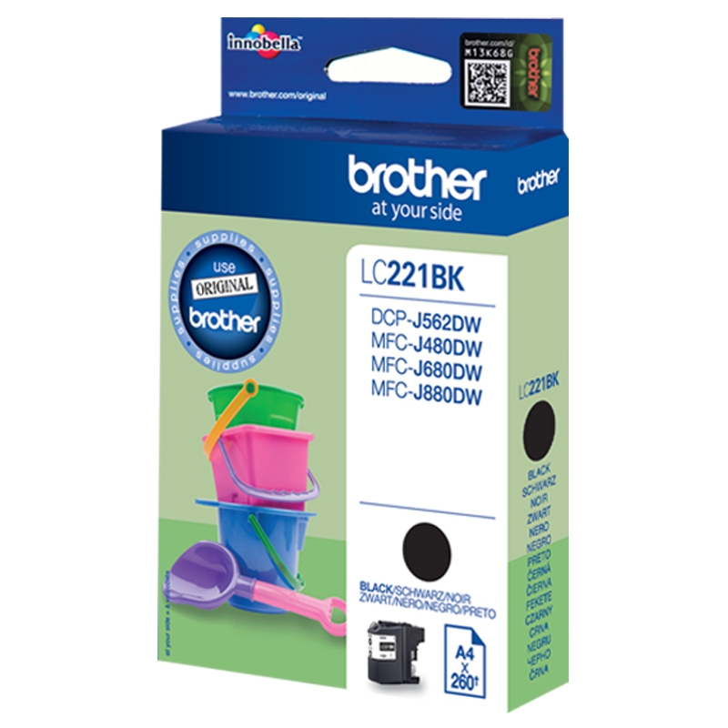Brother LC-221BK Tintenpatrone schwarz