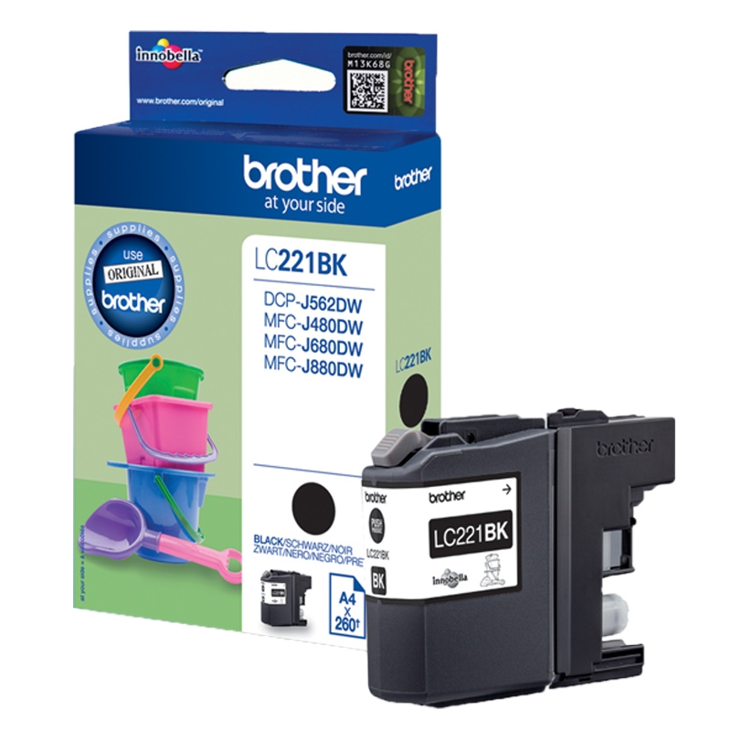 Brother LC-221BK Tintenpatrone schwarz