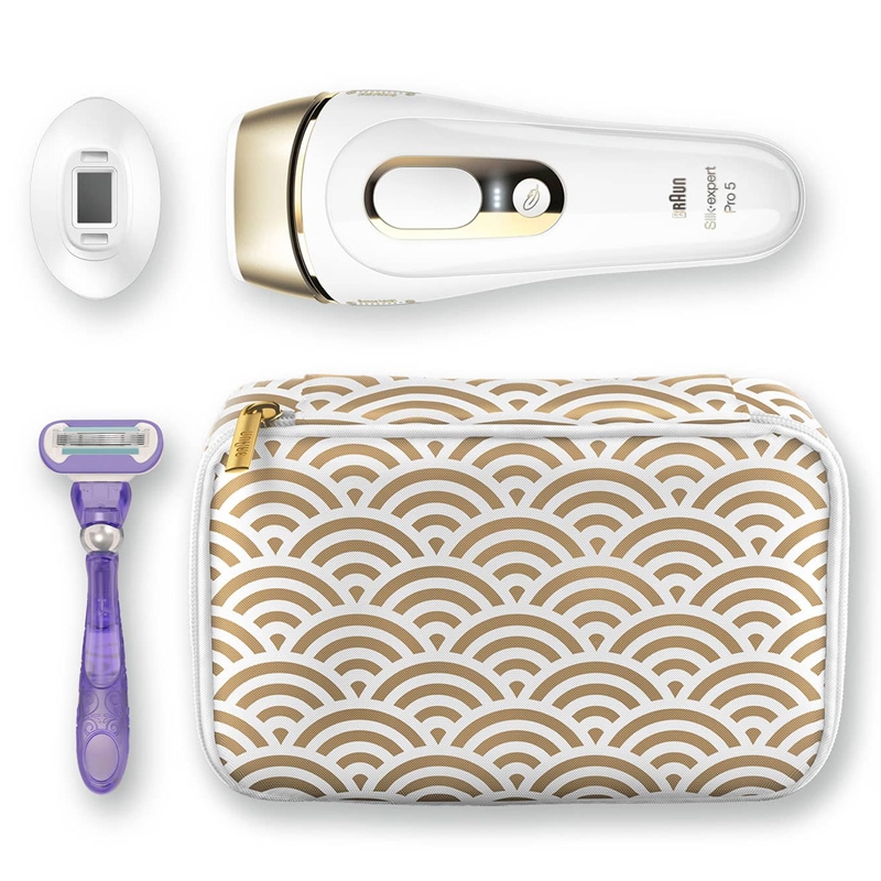 Braun Silk-Expert Pro 5 PL5137 IPL Haarentfernungsgerät weiß/gold