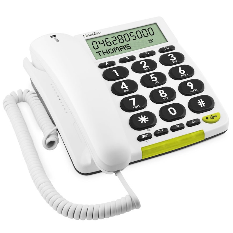 Doro PhoneEasy 312cs weiß schnurgebundenes Telefon