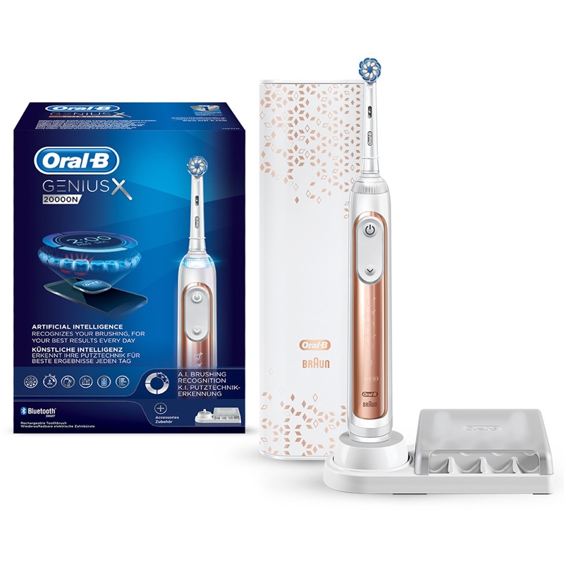Oral-B Genius X 20000N Elektrische Zahnbürste rosegold
