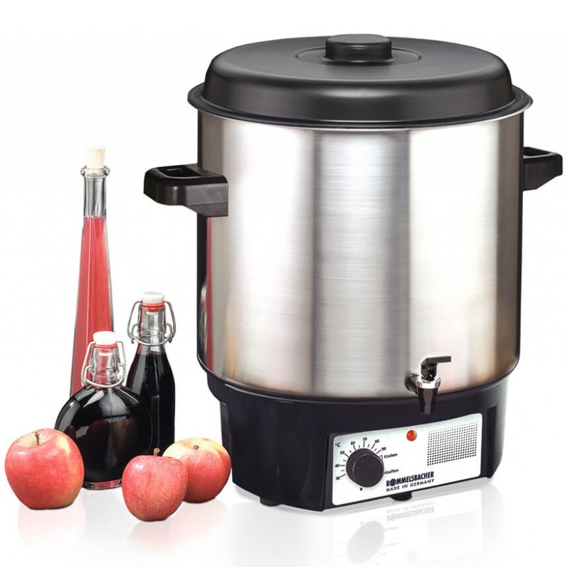 Rommelsbacher KA 2001/E Glühwein- und Einkochautomat mit Ablaufhahn, 27 Liter