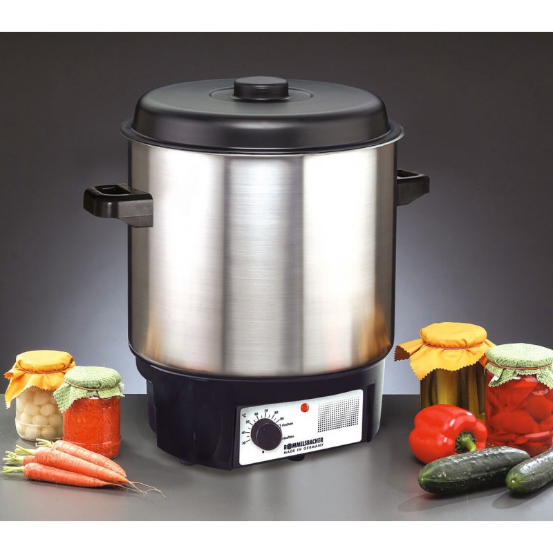 Rommelsbacher KA 2000/E Glühwein- und Einkochautomat, 27 Liter, Edelstahl