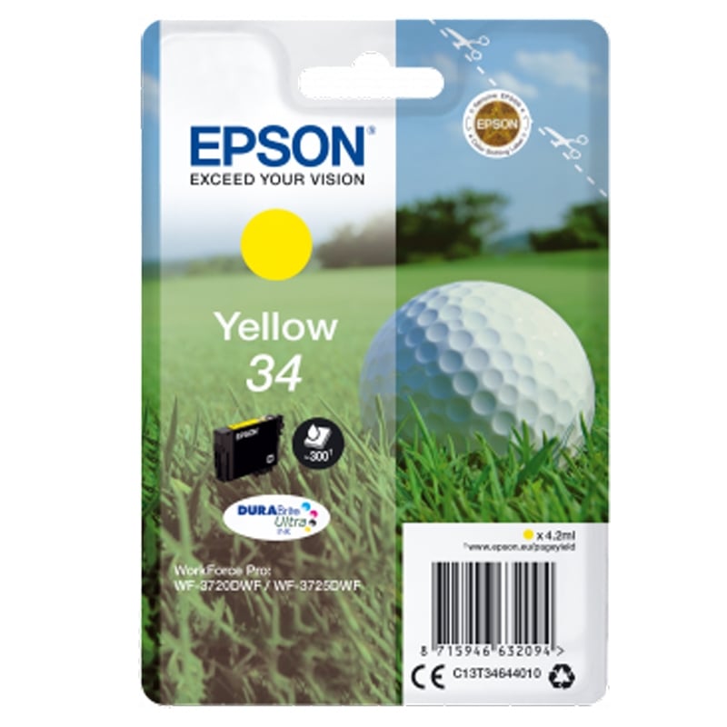 Epson Singlepack Gelb 34 - DURABrite Ultra Tinte